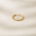 The Aqua Ring features a fluid design crafted in 925 sterling silver.
