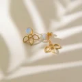 Una Big Studs Küpe, 925 ayar gümüşten üretilmiş cesur ve modern bir tasarıma sahiptir.